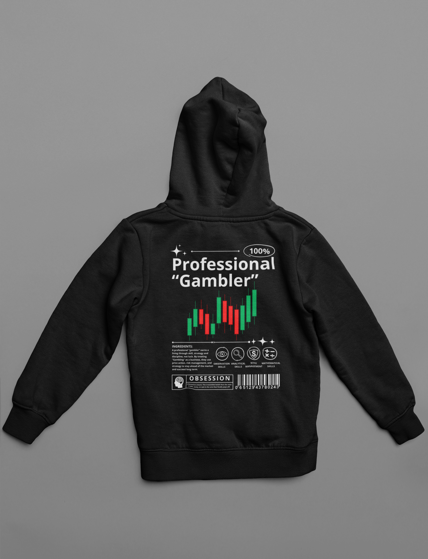 Pro Gambler Hoodie BLACK