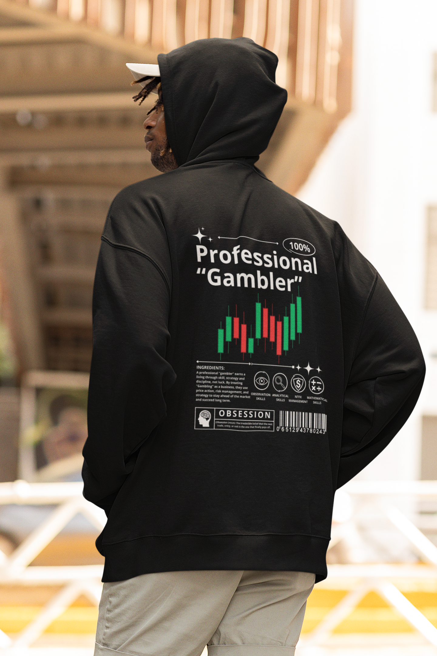 Pro Gambler Hoodie BLACK